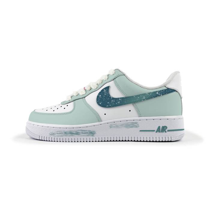 Nike Nike Air Force 1 Abrasion Resistant Lightweight Wear resistant And Lightweight Low top Skateboard Shoes Unisex