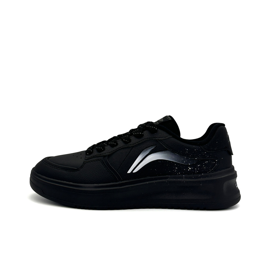 Li-Ning Li Ning Lantern Festival Ink Return Abrasion Resistant Height Increasing Low top Skateboard Shoes Men's Black White