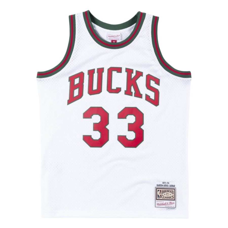 Mitchell Ness Mitchell Ness Basketball Jerseys Men's White Moderate Straight Fit