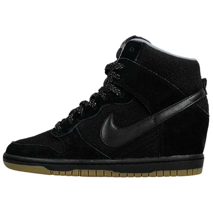 Nike Nike Dunk Sky High top Skateboard Shoes Women's Black