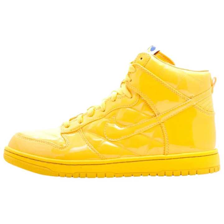 Nike Nike Dunk High top Skateboard Shoes Men's Yellow