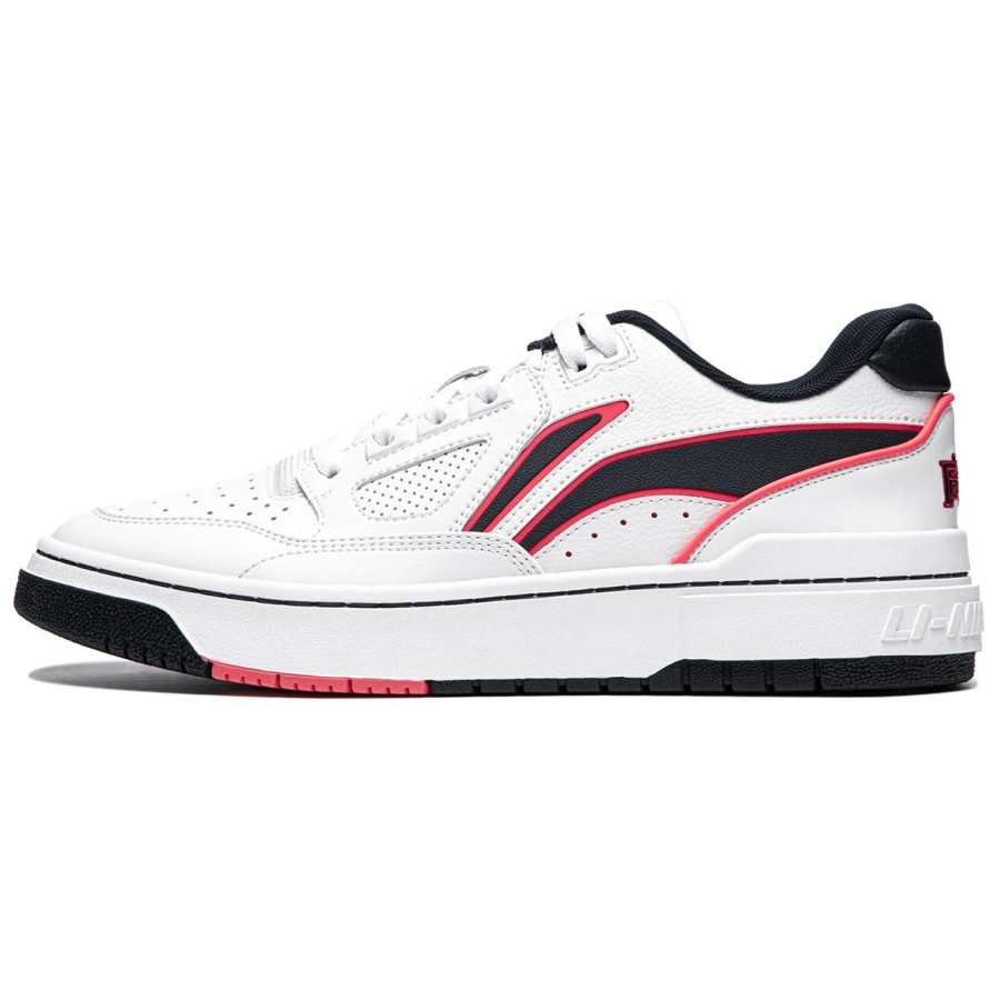Li-Ning Li Ning Rookie Synthetic Leather Comfortable And Trendy Non slip Lightweight Low top Skateboard Shoes Unisex