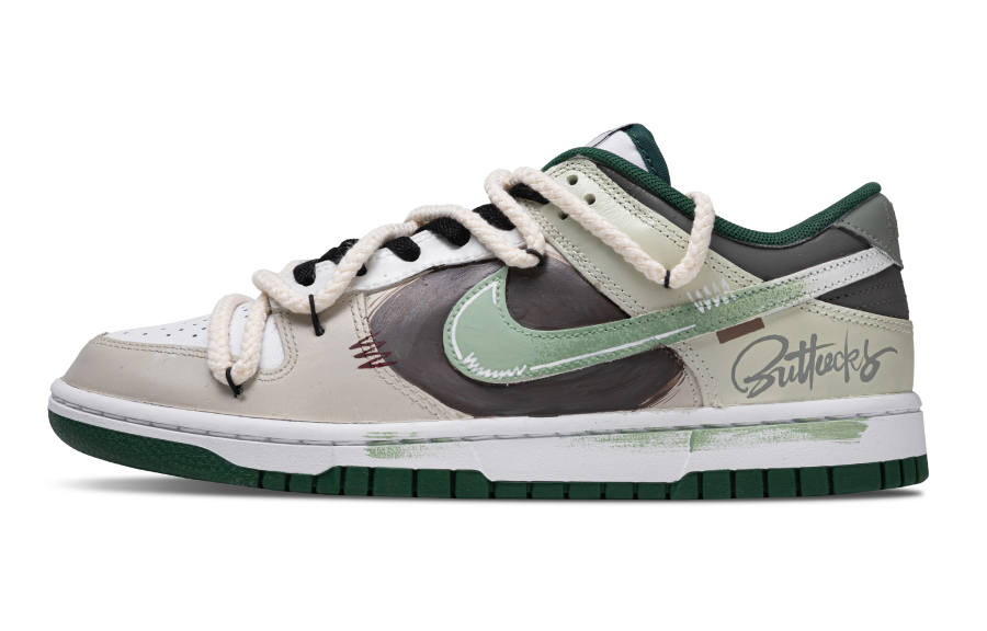 Nike Nike Dunk Tai Xu Mystic Realm Slip Resistant Abrasion Resistant Low top Skateboard Shoes Unisex Brown