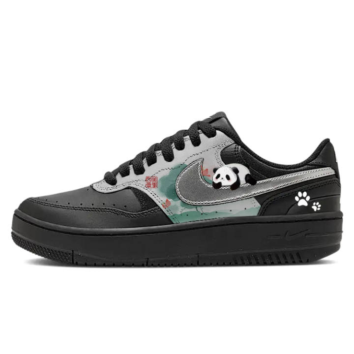Nike Nike Gamma Force Slip Resistant Abrasion Resistant Low top Skateboard Shoes Women's Black