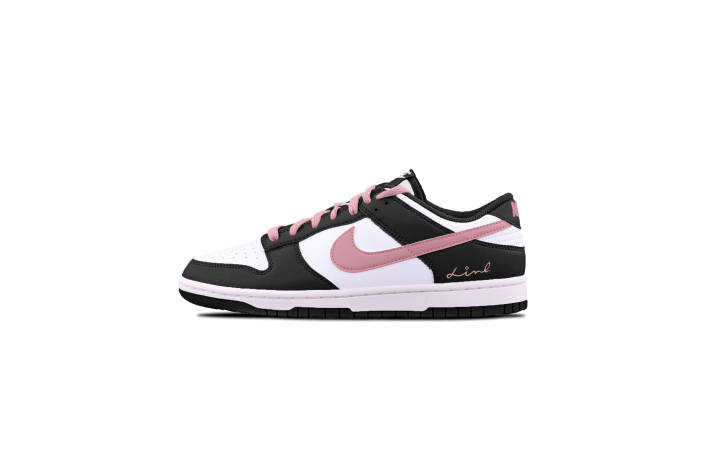 Nike Nike Dunk Sweetheart Girlish Low top Skateboard Shoes Unisex Black, Pink