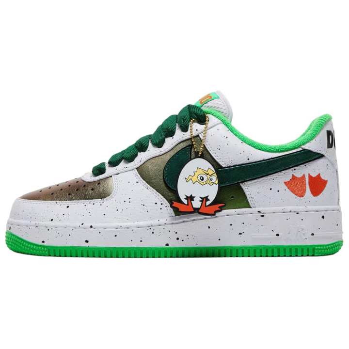 Nike Nike x DOAF Air Force 1 Low top Skateboard Shoes Unisex White Green