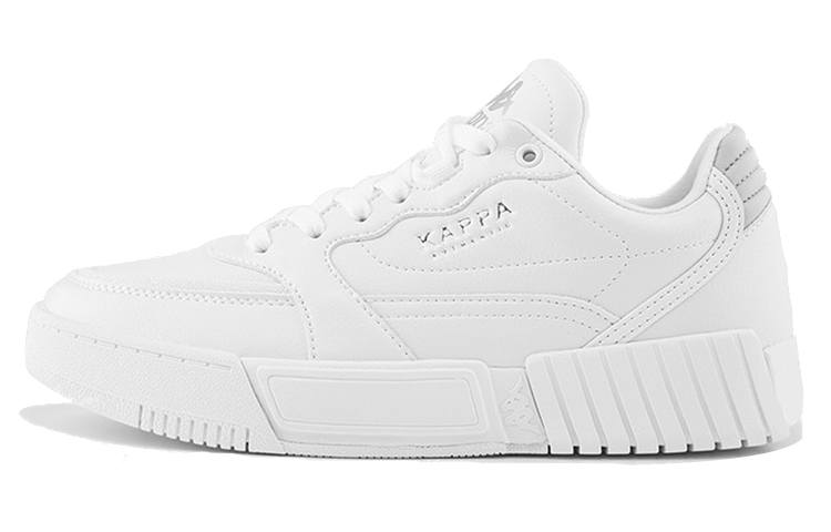 Kappa Leather Low top Skateboard Shoes Unisex White
