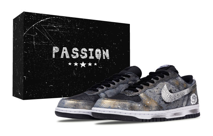 Nike Nike Big Box, Gilded Like Fire Abrasion Resistant Breathable Abrasion Resistant Breathable Low top Skateboard Shoes