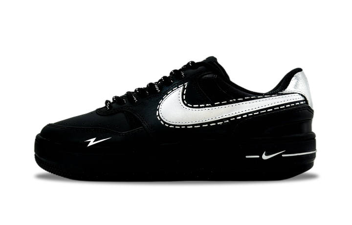 Nike Nike Gamma Force Triple Black Lightning Abrasion Resistant Low top Skateboard Shoes Unisex