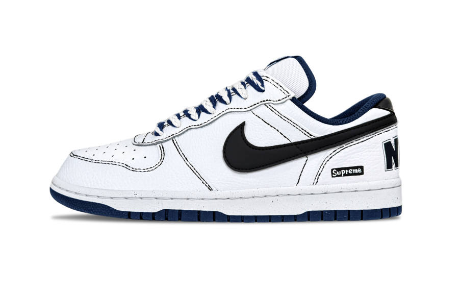 Nike Nike Big Superhero Cushioning Abrasion Resistant Cushioning, Wear Resistant Low top Skateboard Shoes Unisex Black White