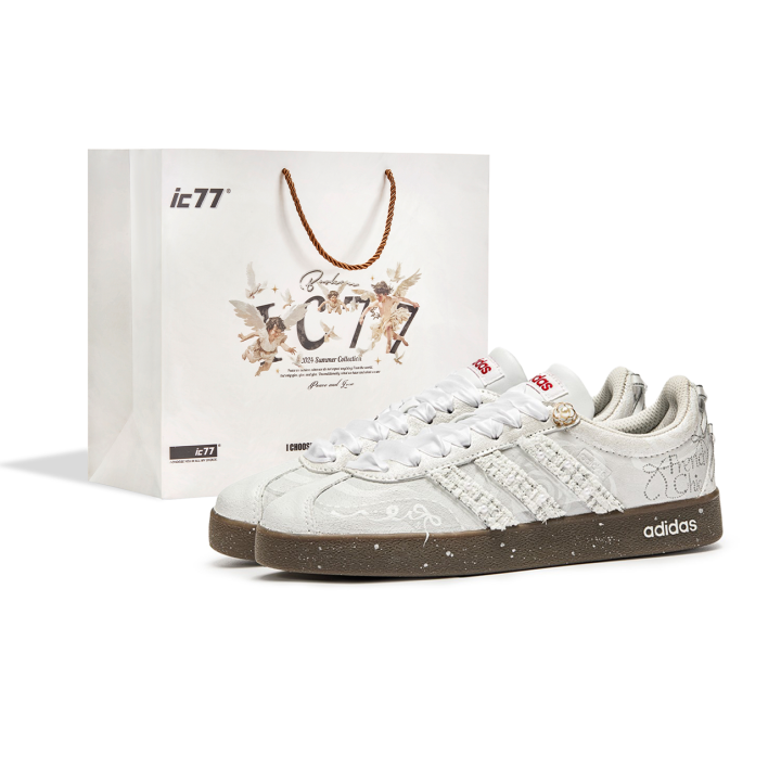 Adidas Adidas Box IC77 Camellia Message Slip Resistant Cushioning Abrasion Resistant