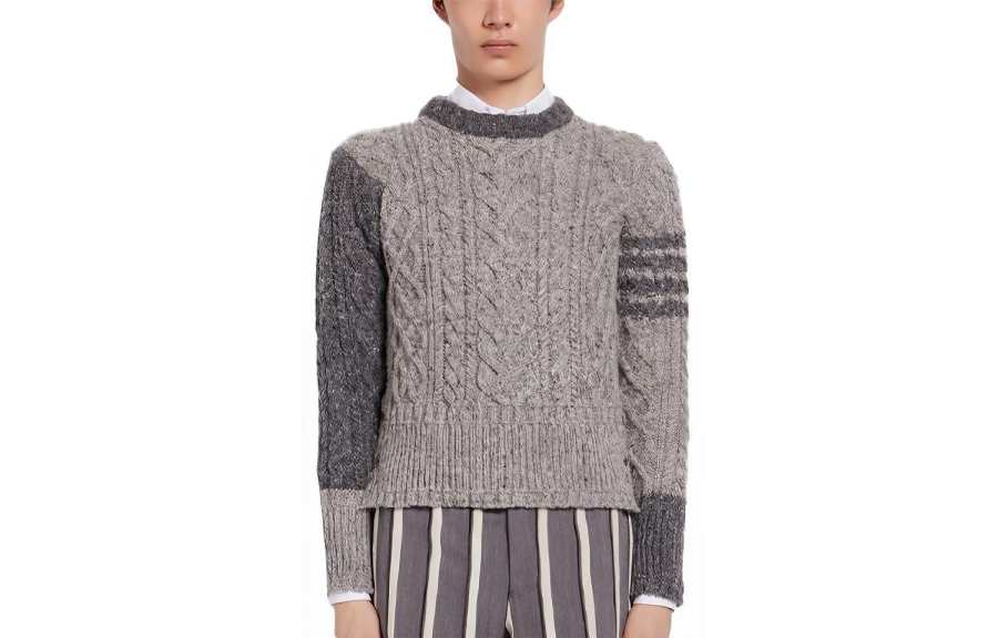 THOM BROWNE THOM BROWNE· SS21 Sweater Men's Gray
