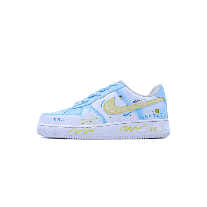 Nike Nike Air Force 1 Skateboard Shoes Unisex Low Top Blue