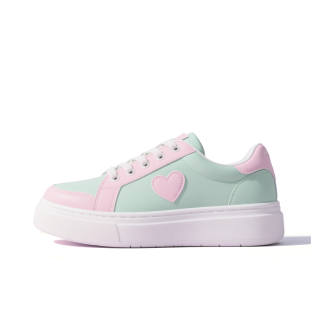 XIANGSU Cushioning Balance Cushioning Balance Low top Skateboard Shoes Women's Pink Green