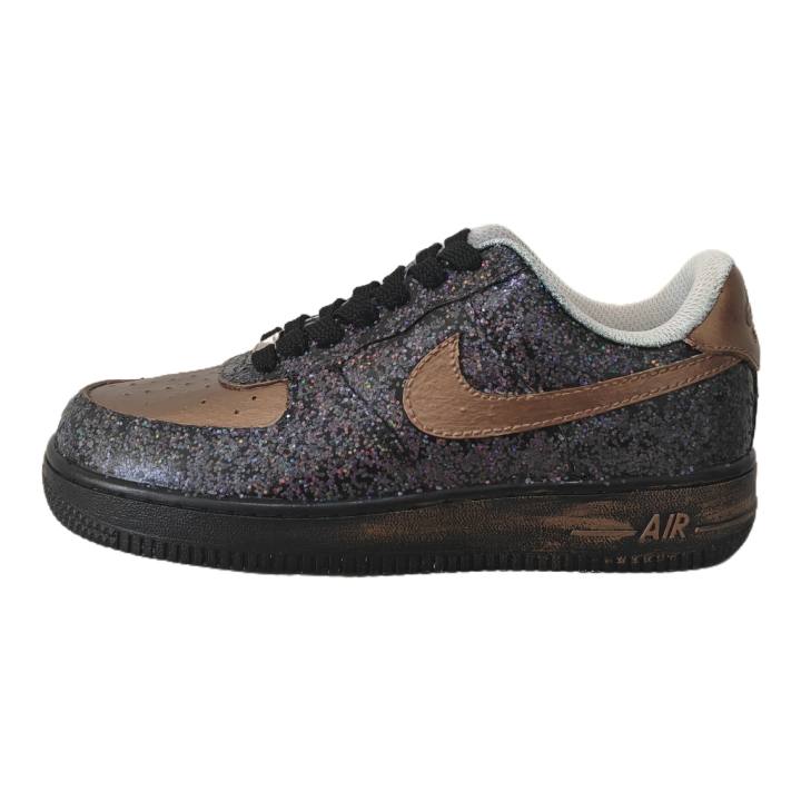 Nike Nike Air Force 1 Bronze Baby's Breath Low top Skateboard Shoes Men's Black