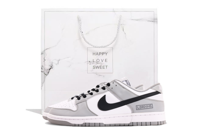 Nike Nike Dunk Coverage Abrasion Resistant Coverage Abrasion Resistant Low top Skateboard Shoes Unisex Gray White