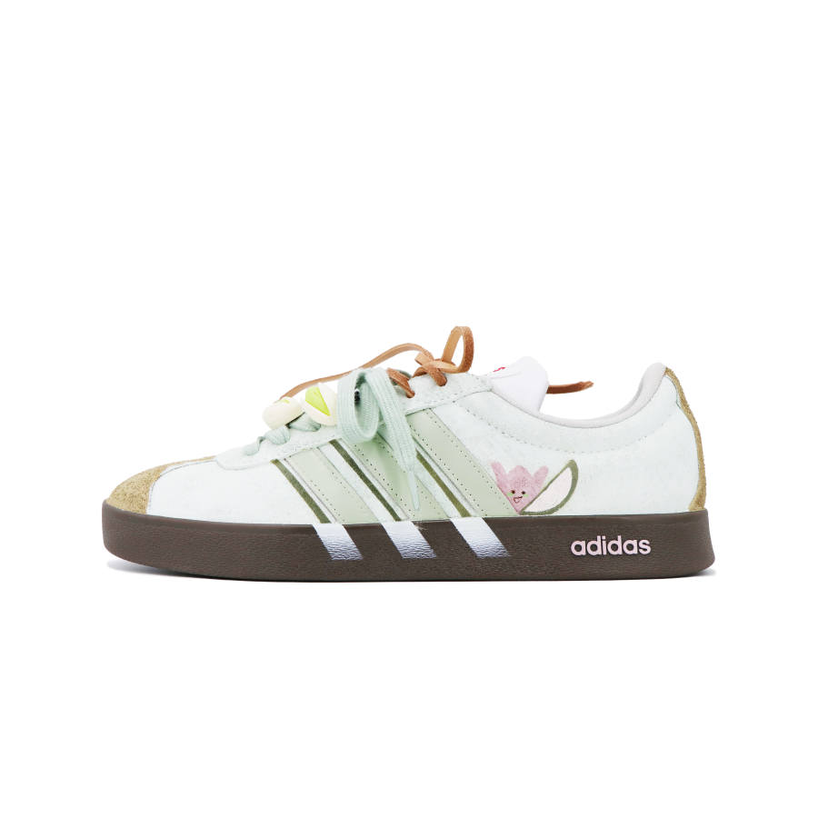 Adidas Adidas VL COURT 2.0 Cushioning, Wear Resistant Low top Skateboard Shoes Unisex Green