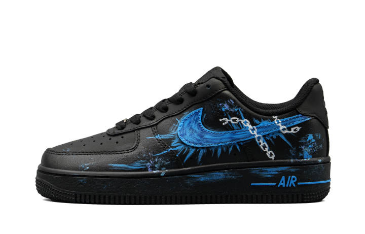 Nike Nike Air Force 1 Leather Blue Rose Cushioning Abrasion Resistant Cushioning, Wear Resistant Low top Skateboard Shoes