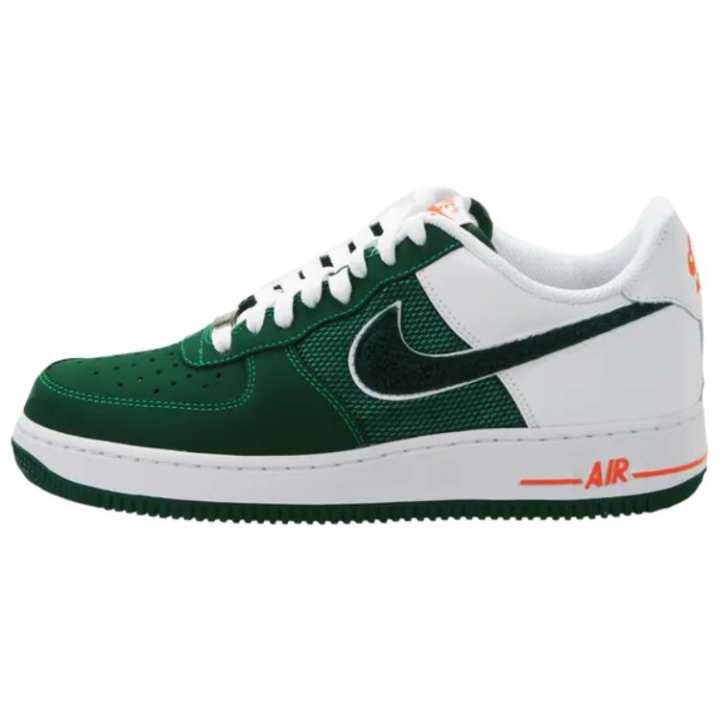 Nike Nike Air Force 1 Leather Skateboard Shoes Men's Green White
