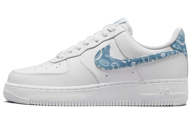 Nike Nike Air Force 1 Low Essential 'Paisley Low top Skateboard Shoes Women's White Blue