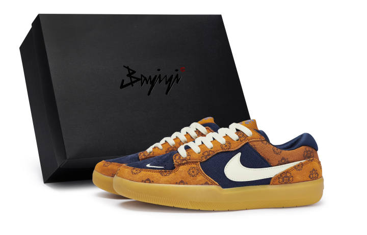 Nike Nike SB Force 58 811 Manufacturing, Ancient Tang Flower Brooch, Special Shoe Box Chinese Style Slip Resistant Low top