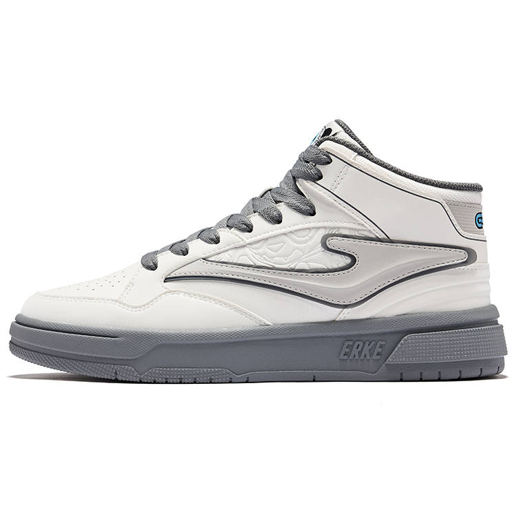 Erke Battery Panda Collection Quick Dry Abrasion Resistant High top Skateboard Shoes Men's