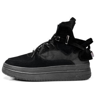 REPUSEN Abrasion Resistant Balance Height Increasing Mid top Skateboard Shoes Men's