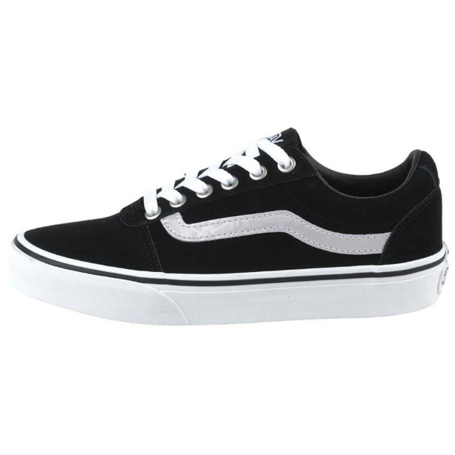 Vans Ward Soft And Comfortable Abrasion Resistant Abrasion Resistant Low top Skateboard Shoes Women's Black