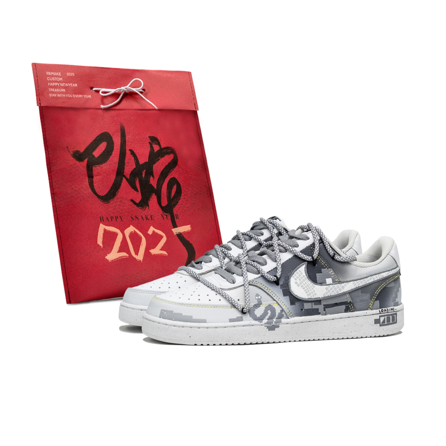 Nike Nike Court Vision 1 Serpent Lucky, Shopping Bag, Archive Maze Low top Skateboard Shoes Men's