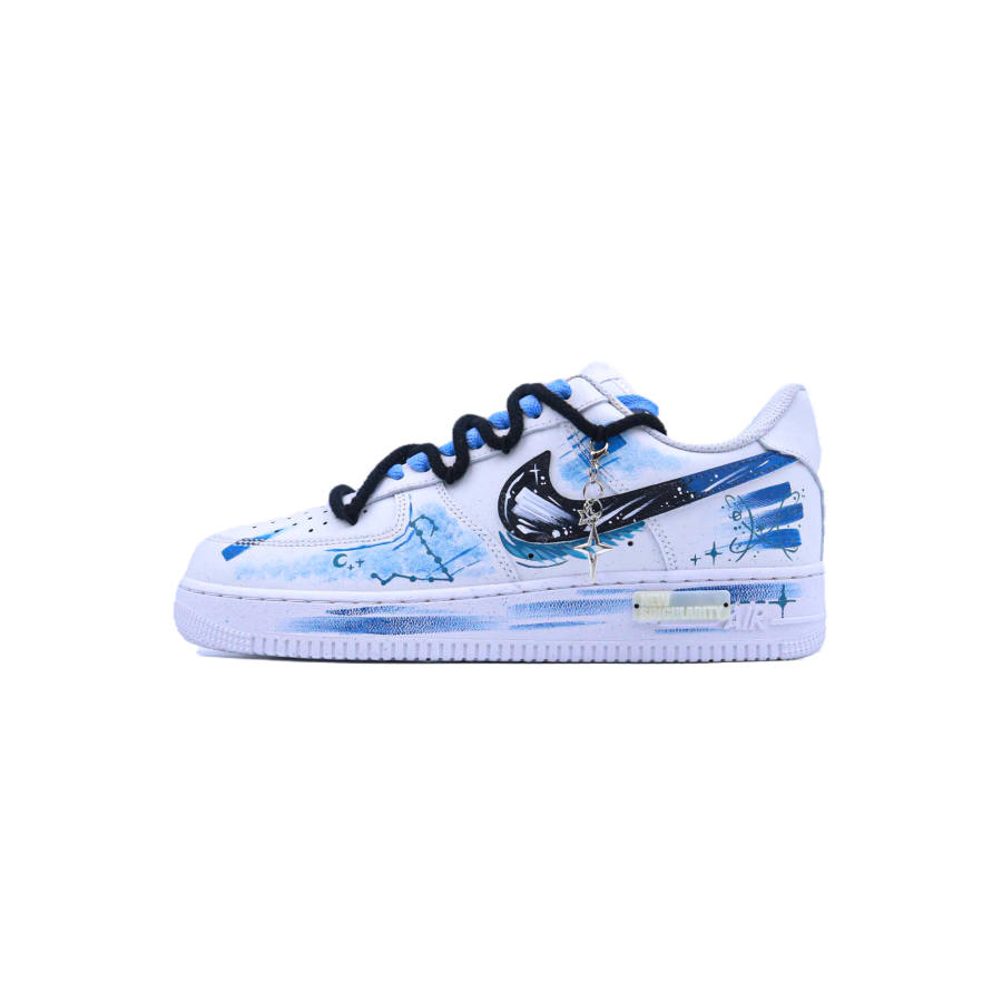 Nike Nike Air Force 1 Singularity, 12 Constellation, Pisces Abrasion Resistant Abrasion Resistant Low top Skateboard Shoes