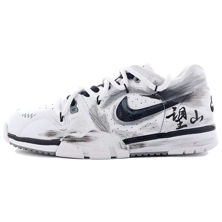 Nike Nike Cross Trainer Coverage Abrasion Resistant Low top Skateboard Shoes Unisex White Gray