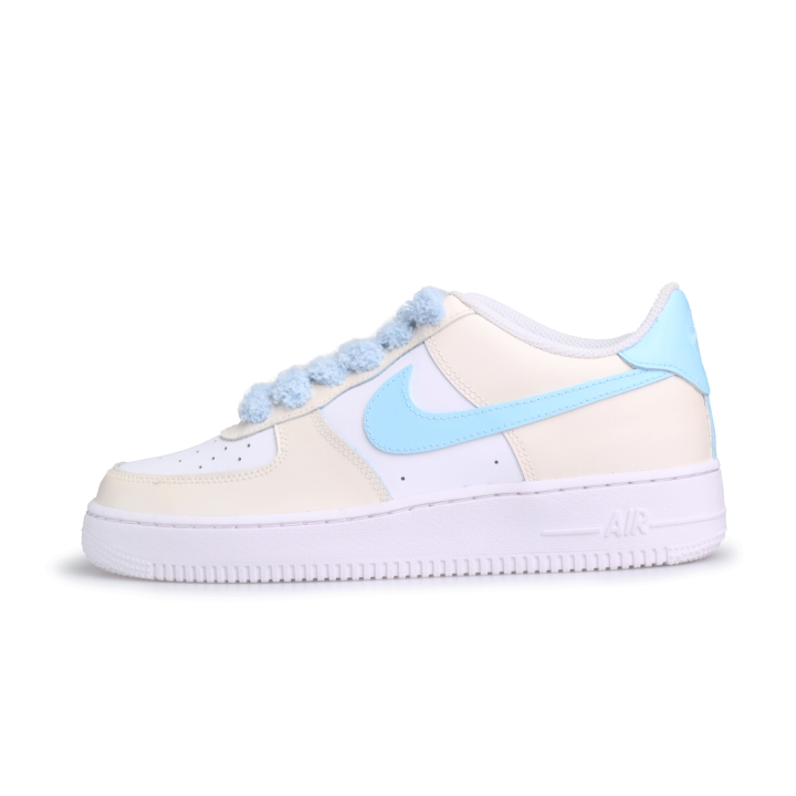Nike Nike Air Force 1 Air Force 1, Shepherd Youth, Blue Cat Artistry Abrasion Resistant Low top Skateboard Shoes Unisex