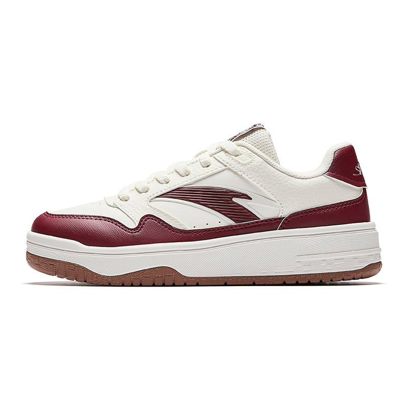 Anta Street Rebel 3 Low top Skateboard Shoes Women's White Red