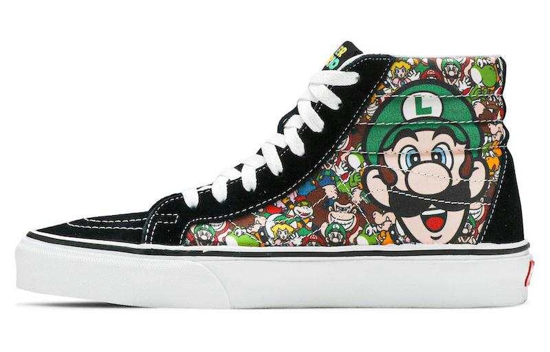 Vans Nintendo X SK8 Hi Reissue Mario And Luigi