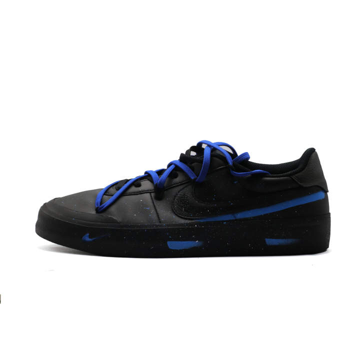 Nike Nike Court Shot Gradient Shadow Blue Abrasion Resistant Abrasion Resistant Low top Skateboard Shoes Unisex Black