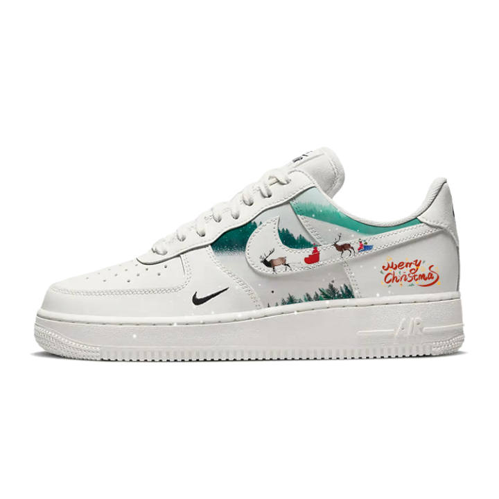 Nike Nike Air Force 1 Slip Resistant, Abrasion Resistant, Lightweight Low top Skateboard Shoes Women's White