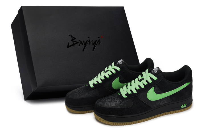 Nike Nike Air Force 1 811 Manufacturing, Timeless Green, Special Shoe Box Abrasion Resistant Abrasion Resistant Low top