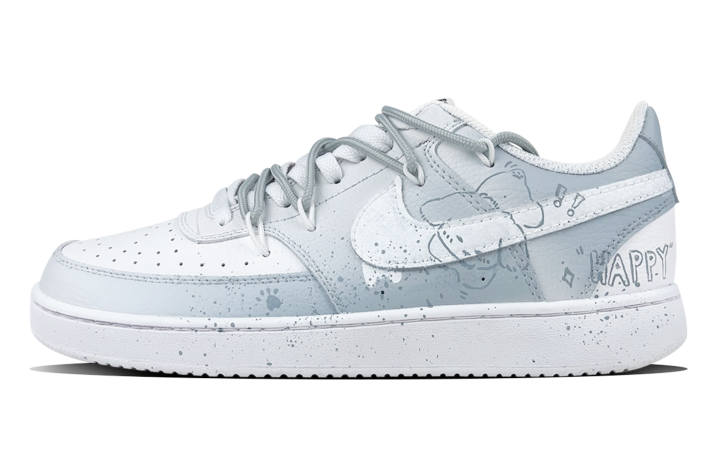Nike Nike Court Vision 1 Low top Skateboard Shoes Men's Light Blue