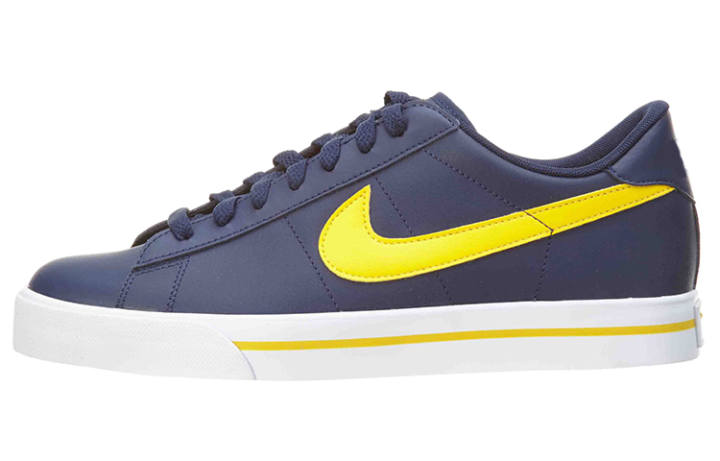 Nike Nike Sweet Classic Leather Low Top Sneakers Blue
