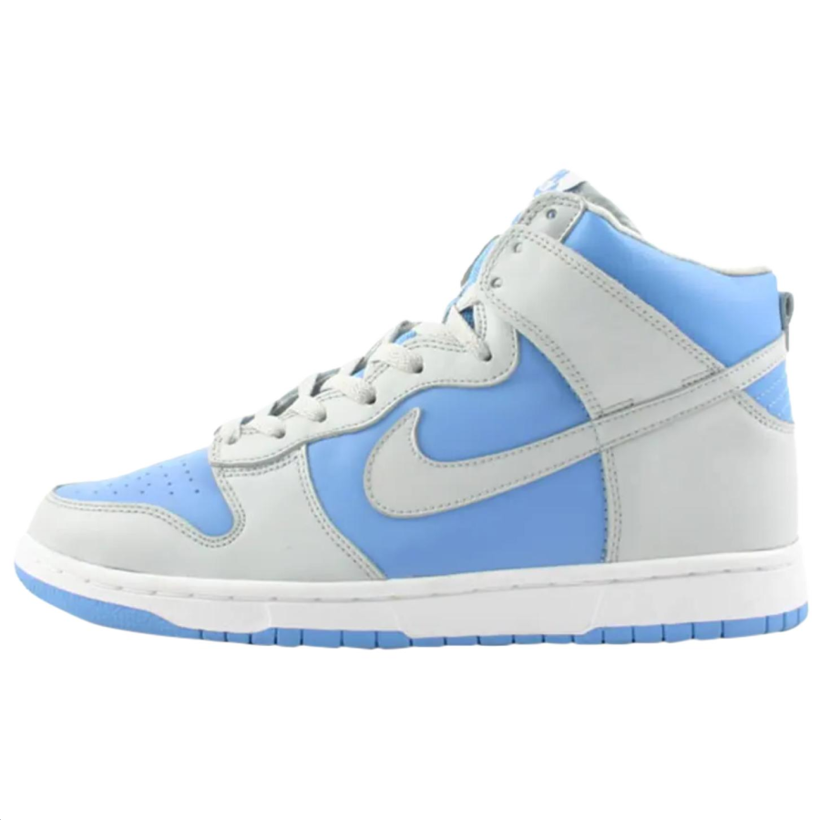 Nike Nike Dunk Slip Resistant Abrasion Resistant Slip Resistant Abrasion Resistant High top Skateboard Shoes Men's Gray Blue