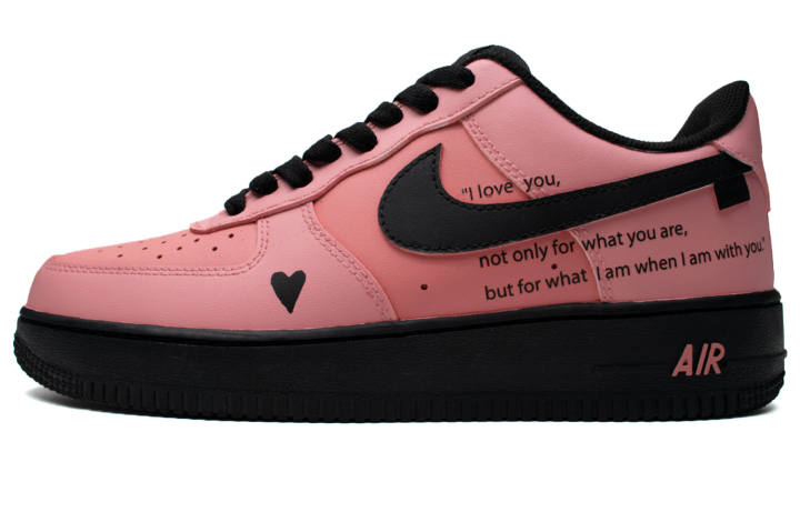 Nike Nike Air Force 1 Low top Skateboard Shoes Unisex Pink