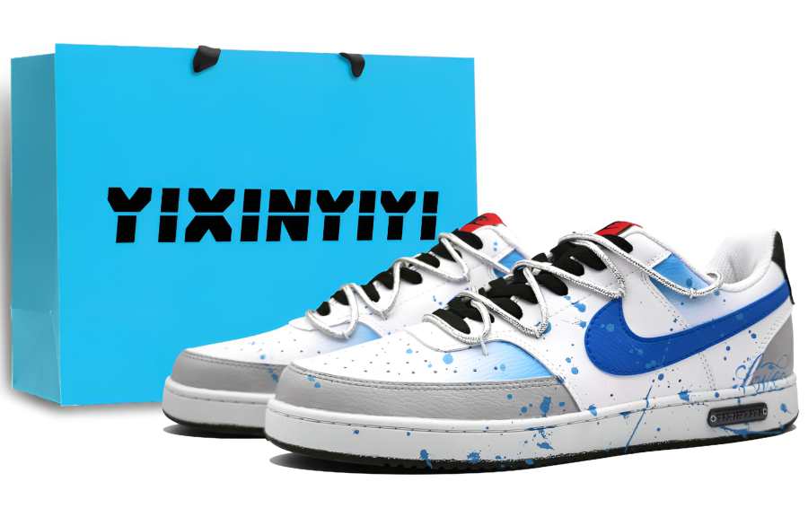 Nike Nike Court Vision 1 Abrasion Resistant Lightweight Wear resistant And Lightweight Low top Skateboard Shoes Men's