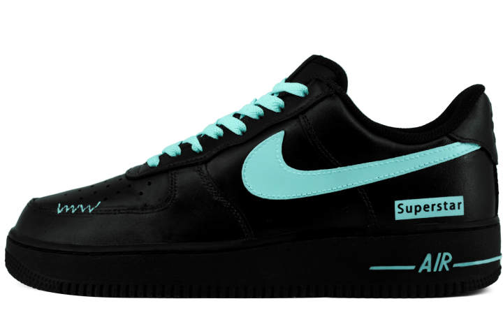 Nike Nike Air Force 1 Height Increasing Height Increasing Low top Skateboard Shoes Men's Blue
