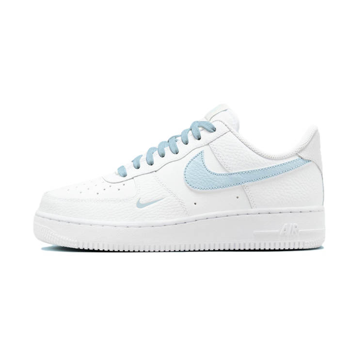 Nike Nike Air Force 1 Slip Resistant Cushioning Abrasion Resistant Low top Skateboard Shoes Unisex Sky Blue