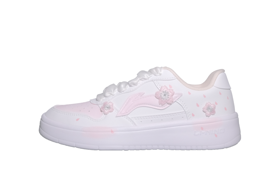 Li-Ning Li Ning Floating Boat Wear resistant And Lightweight Low top Skateboard Shoes Women's White