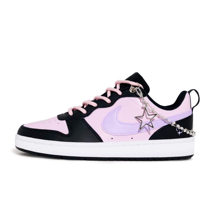 Nike Nike Court Borough Purple Universe Star Cosmos Lightweight Breathable Lightweight And Breathable Low top