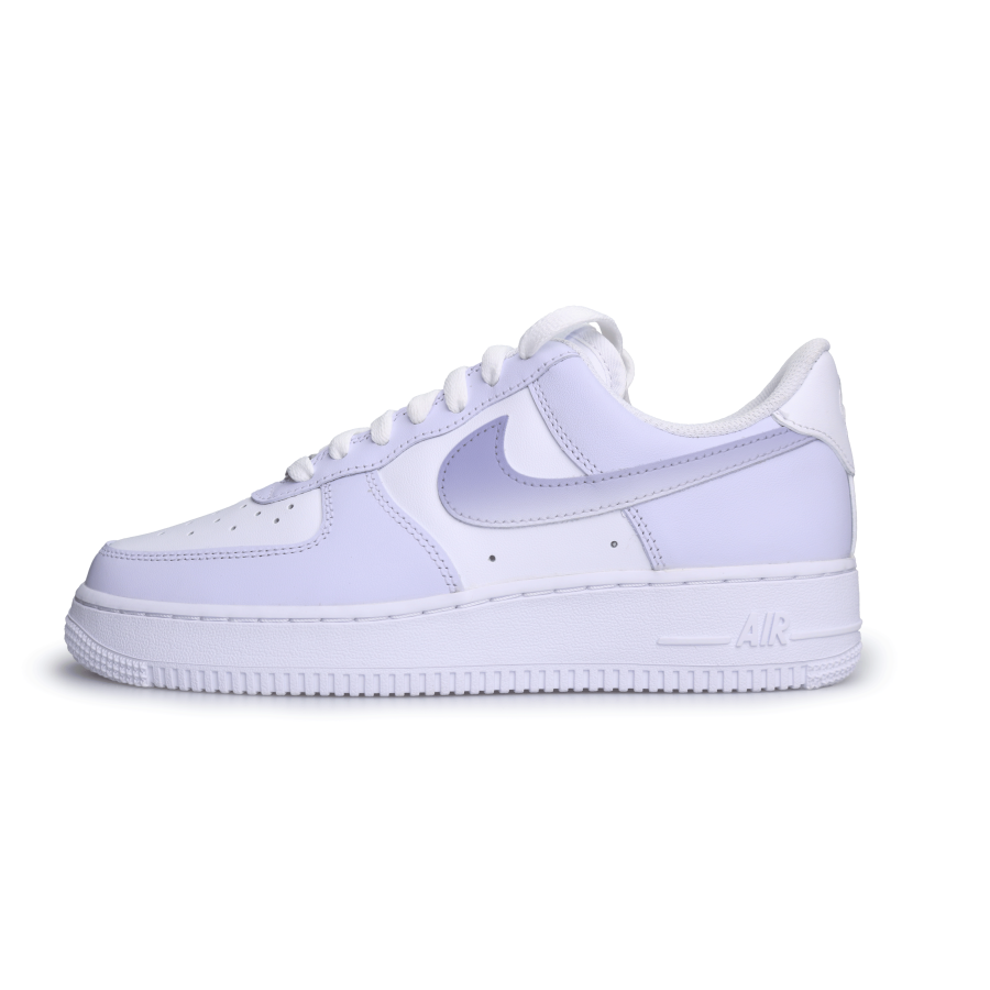 Nike Nike Air Force 1 Air Force 1, Blue Cat Artistry Abrasion Resistant Low top Skateboard Shoes Unisex Light Purple