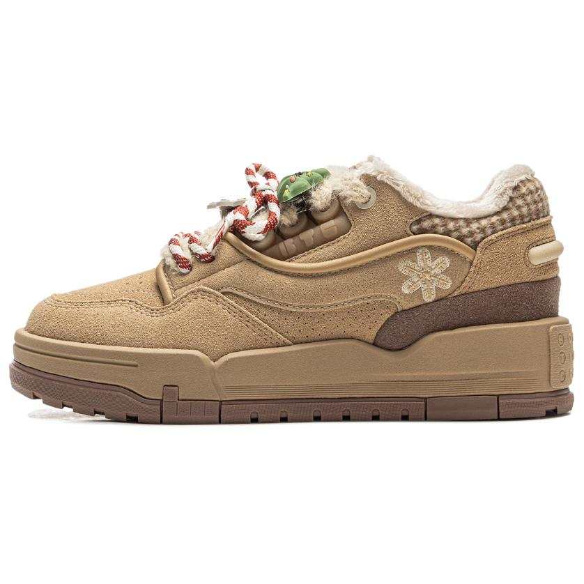 Li-Ning Li Ning 001 BTC Thermal Slip Resistant Cushioning Abrasion Resistant Lightweight Low top Skateboard Shoes Women's