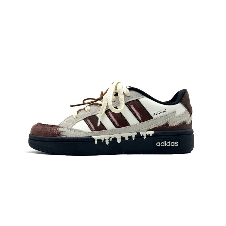 Adidas Adidas WCARD ADV Skateboard Shoes Unisex Low Top Brown
