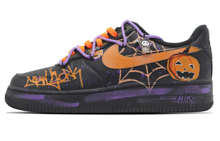 Nike Nike Air Force 1 Surprise Pumpkin Abrasion Resistant Slip Resistant Abrasion Resistant Slip Resistant Low top
